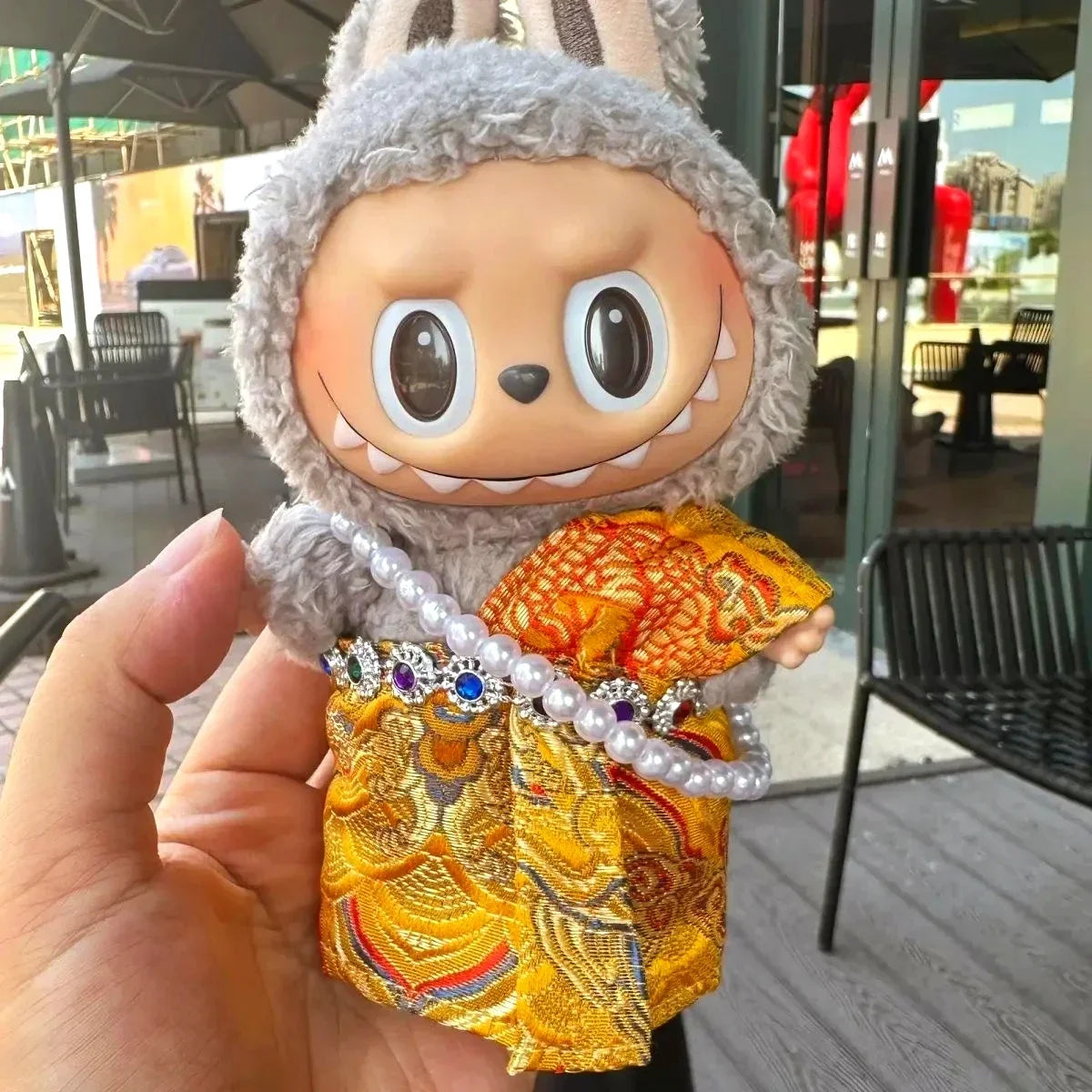 Labubu Thai Elegance Outfit – Traditional Style Dress (for V1/V2/V3 Dolls)