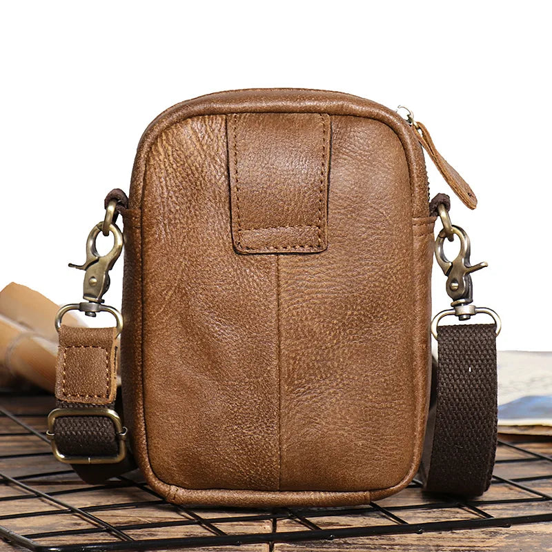 HeritageCraft™ Vintage Leather Shoulder Bag