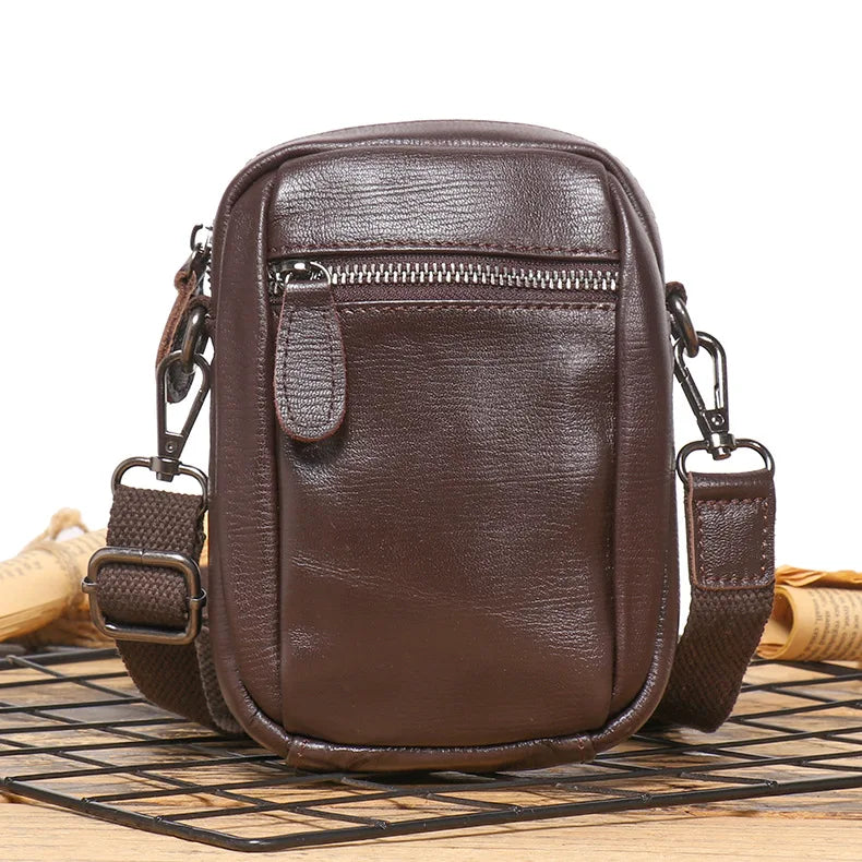 HeritageCraft™ Vintage Leather Shoulder Bag