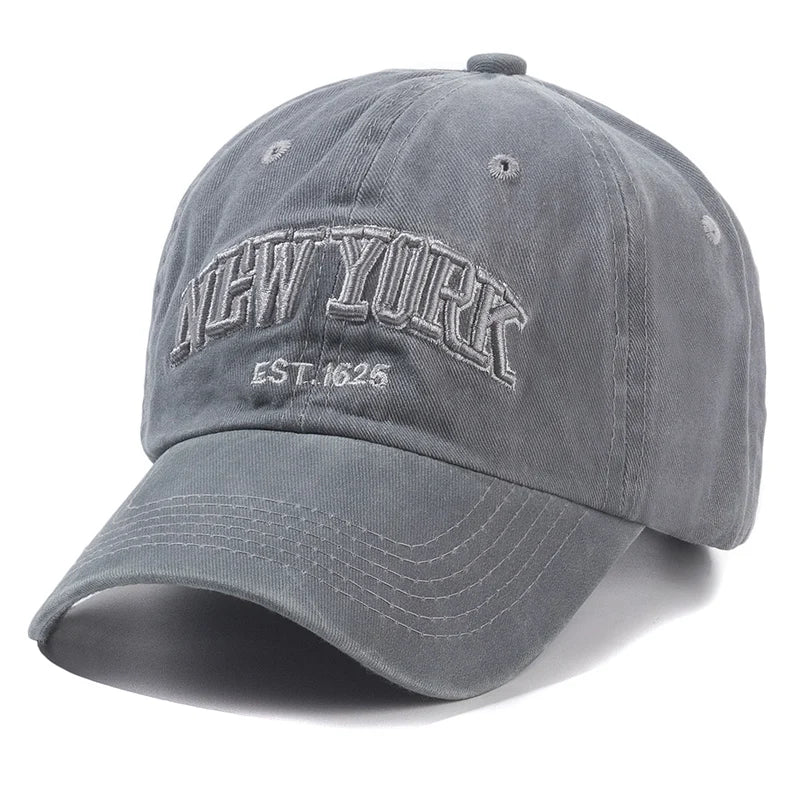 NYC Heritage™ Washed Cotton Cap – Unisex Vintage Dad Hat