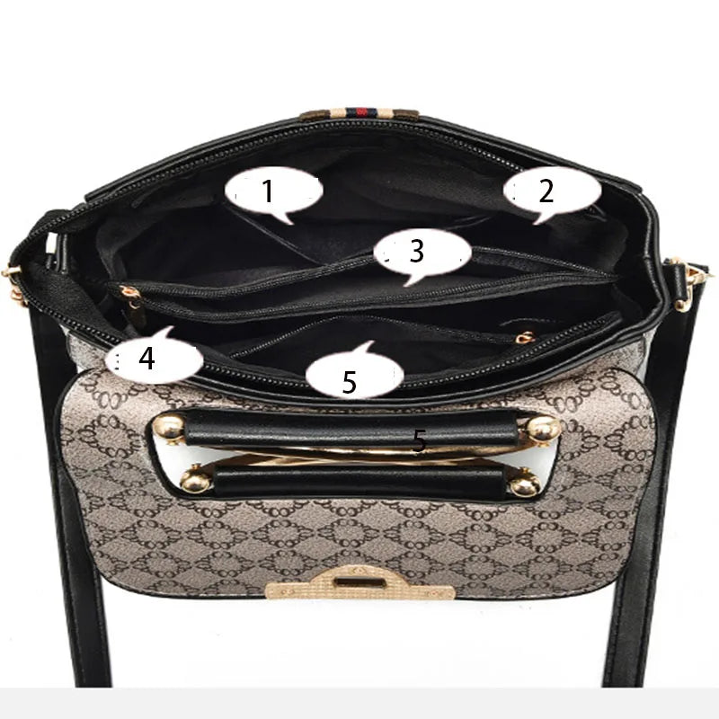 Elegant PU Leather Women’s Handbag