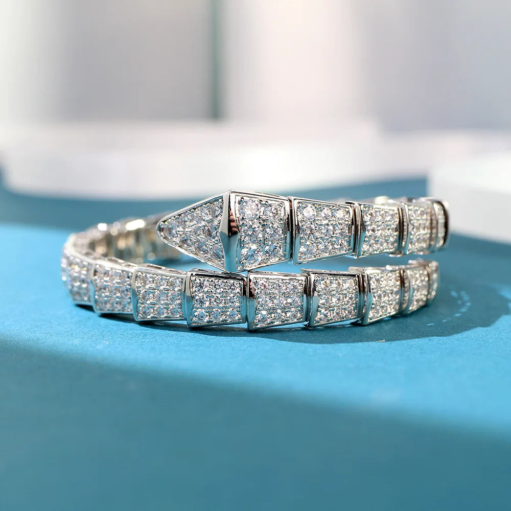 Silver-Tone Designer Cuff Bracelet – Elegant