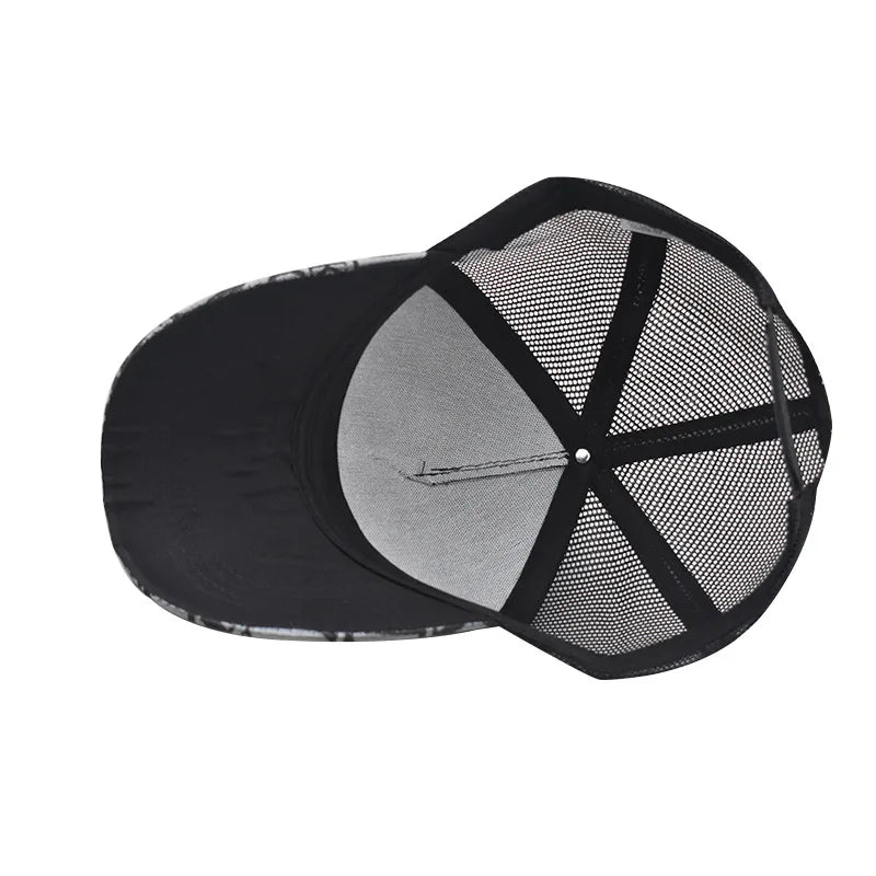 2025 UrbanEdge™ Plaid Mesh Baseball Cap – Unisex Summer Streetwear Essential