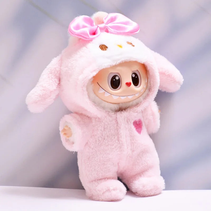 Mini Labubu – Bunny Dream Outfit Set (17cm Doll Clothes)