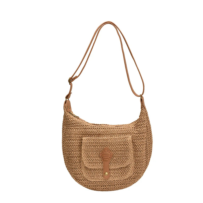 Handbag - Versatile Boho Beach Tote & Crossbody