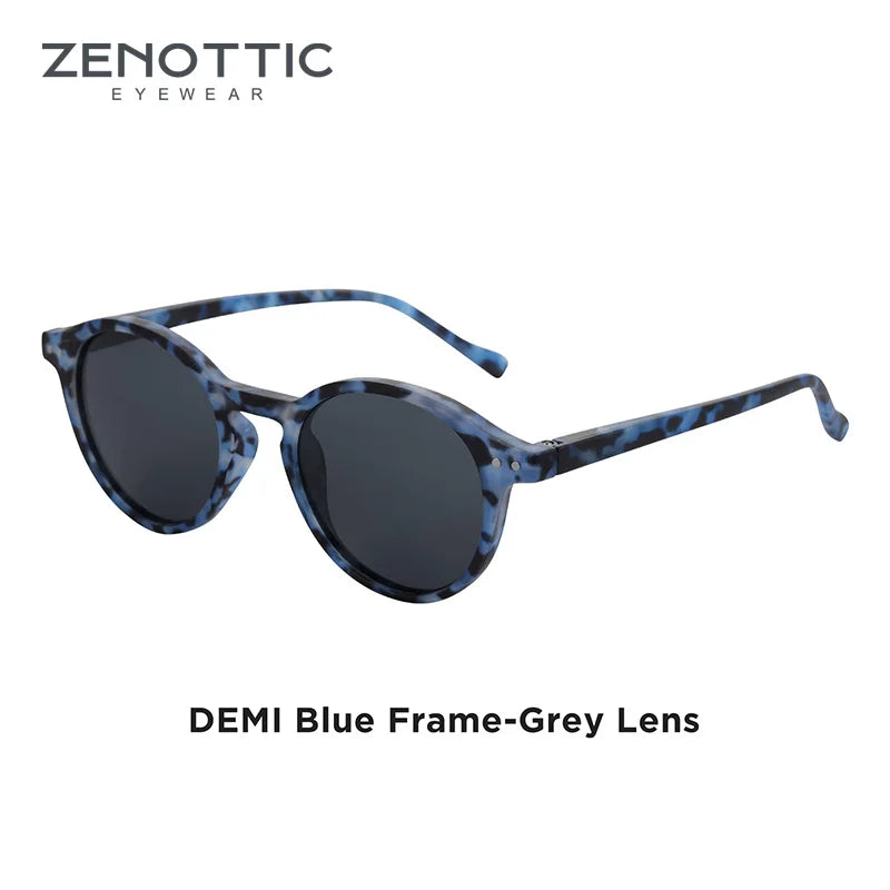 ZENOTTIC Retro Round Polarized Sunglasses – UV400 Protection
