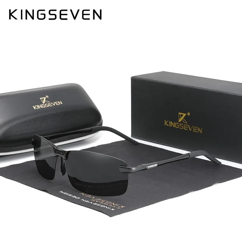 KINGSEVEN Men's Photochromic Polarised Sunglasses
