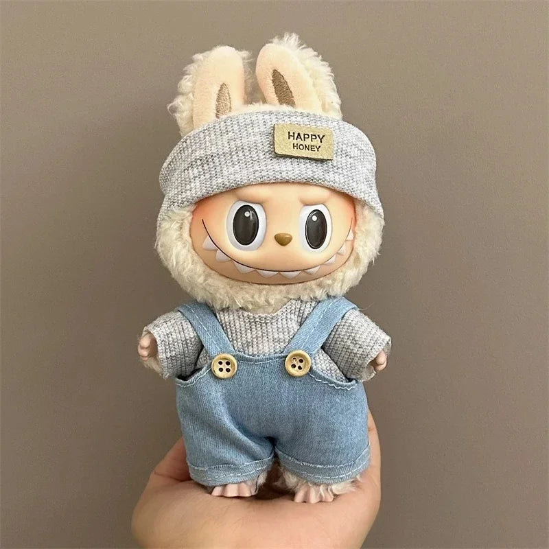 Labubu Capybara Cosplay Outfit – Plush Doll Clothes for 17cm