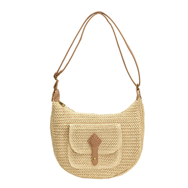 Handbag - Versatile Boho Beach Tote & Crossbody