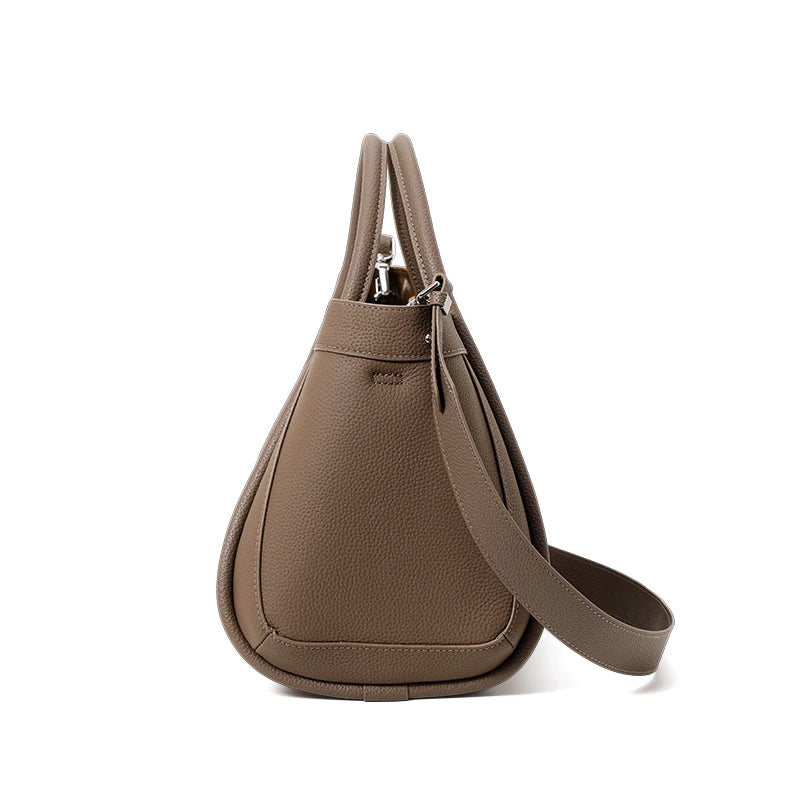Premium - Timeless Cowhide Leather Tote