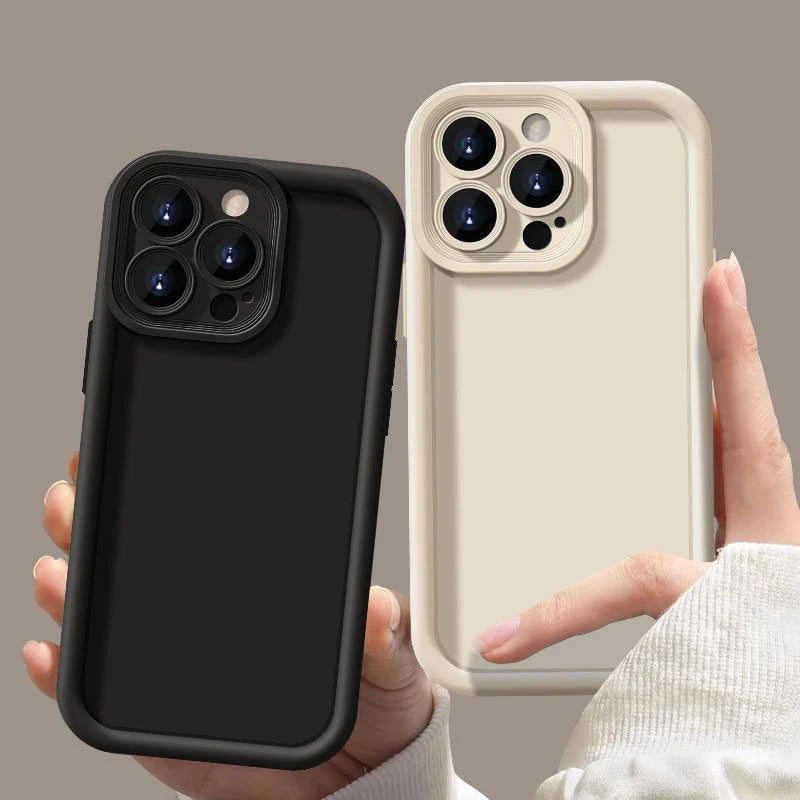 Matte Candy Colour TPU Case for iPhone 8–16 Series