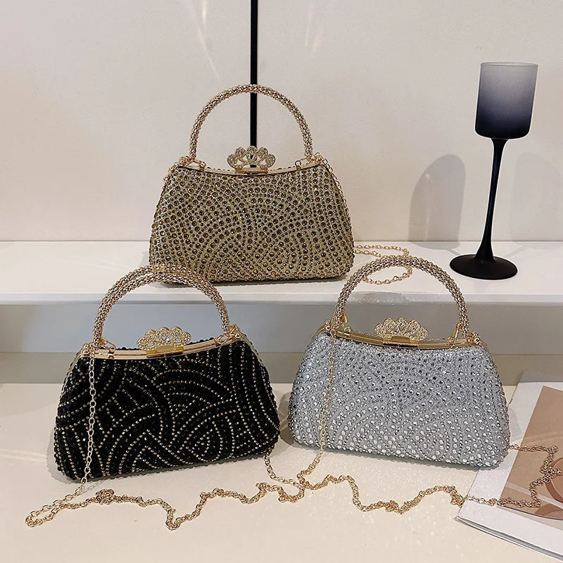 Luxury Rhinestone Evening Clutch