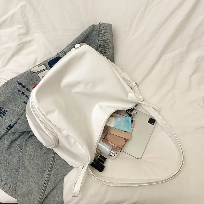 Soft Urban Triangle Backpack – Minimal & Versatile