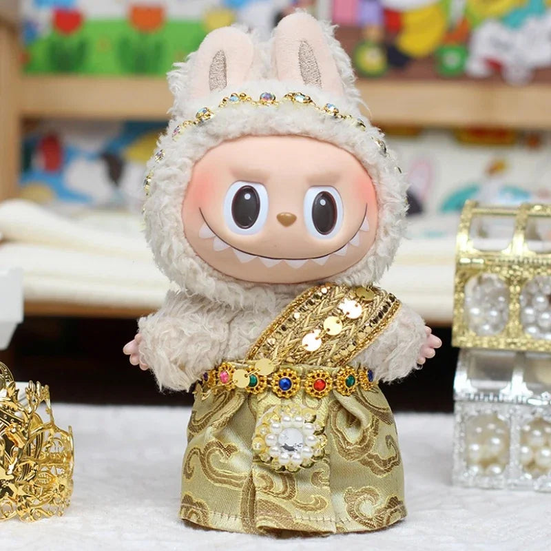 Labubu Thai Elegance Outfit – Traditional Style Dress (for V1/V2/V3 Dolls)