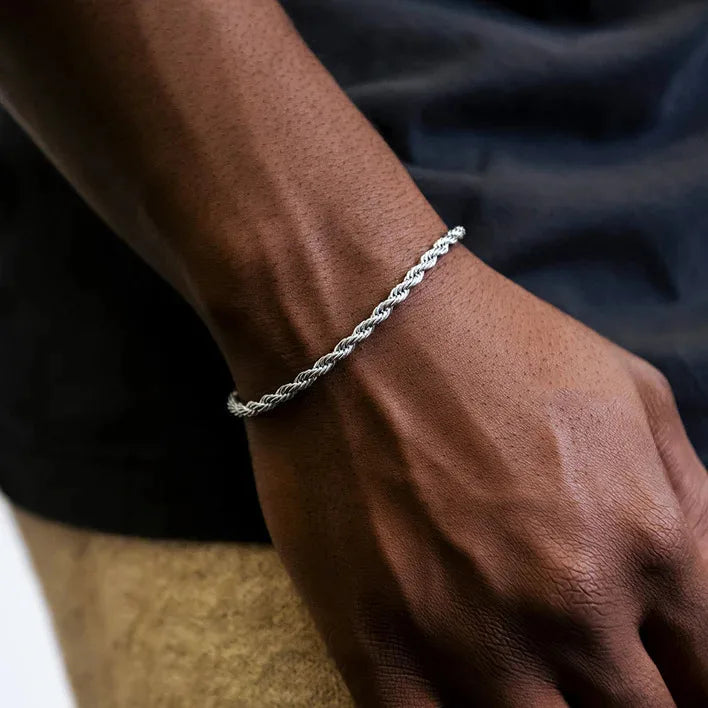 Vnox Rope Unisex Chain Bracelet