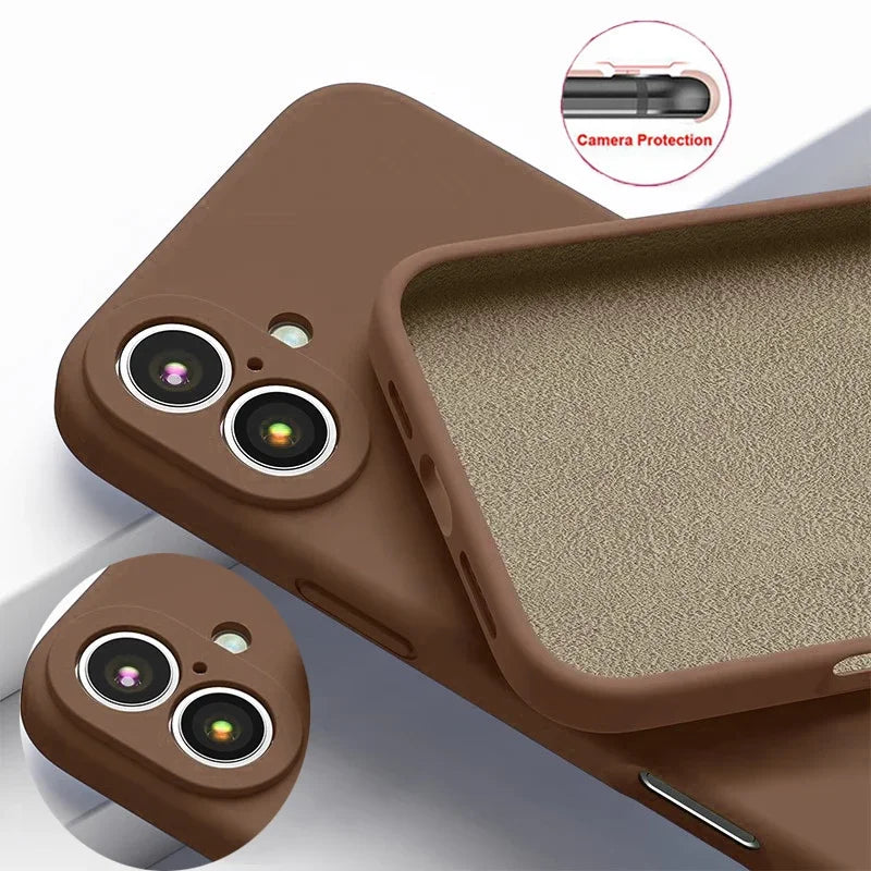 Multi-Color Liquid Silicone iPhone Case