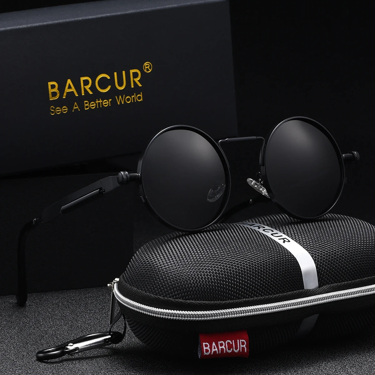 Barcur Eclipse Round Polarized Shades