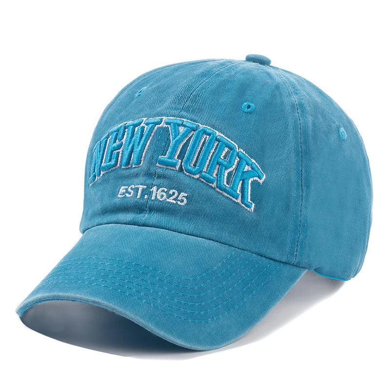 NYC Heritage™ Washed Cotton Cap – Unisex Vintage Dad Hat
