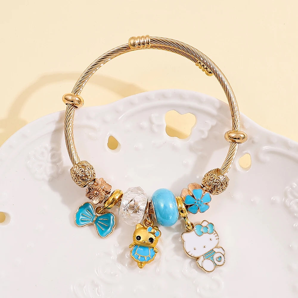 Sanrio Hello Kitty & Kuromi Charm Bracelet