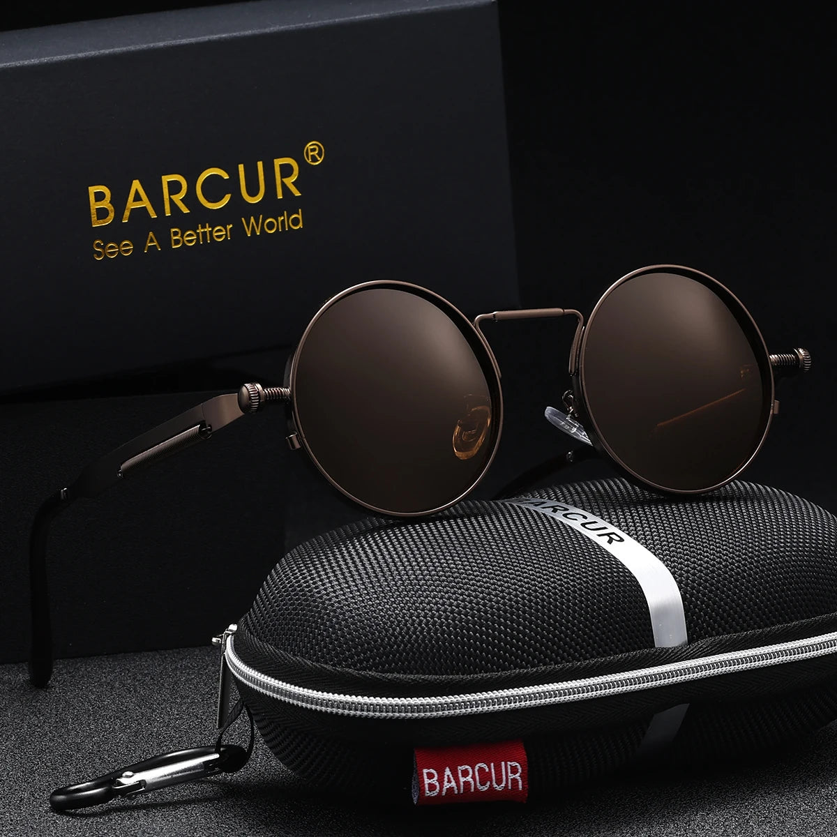 Barcur Eclipse Round Polarized Shades