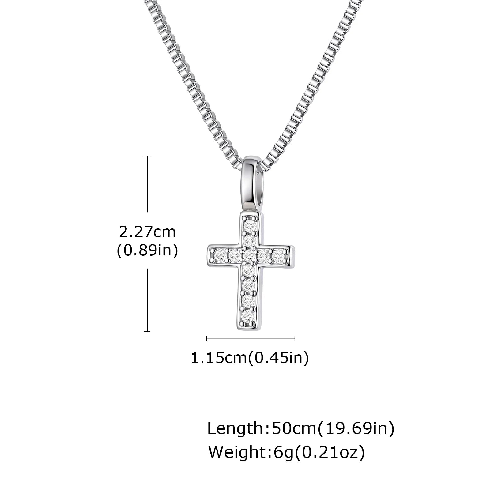 Vanguard Mini Cross Pendant Necklace