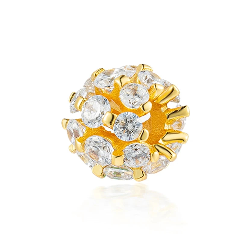 Gold-Plated Charm Collection– 925 Sterling Silver Compatible Beads for DIY Bracelets