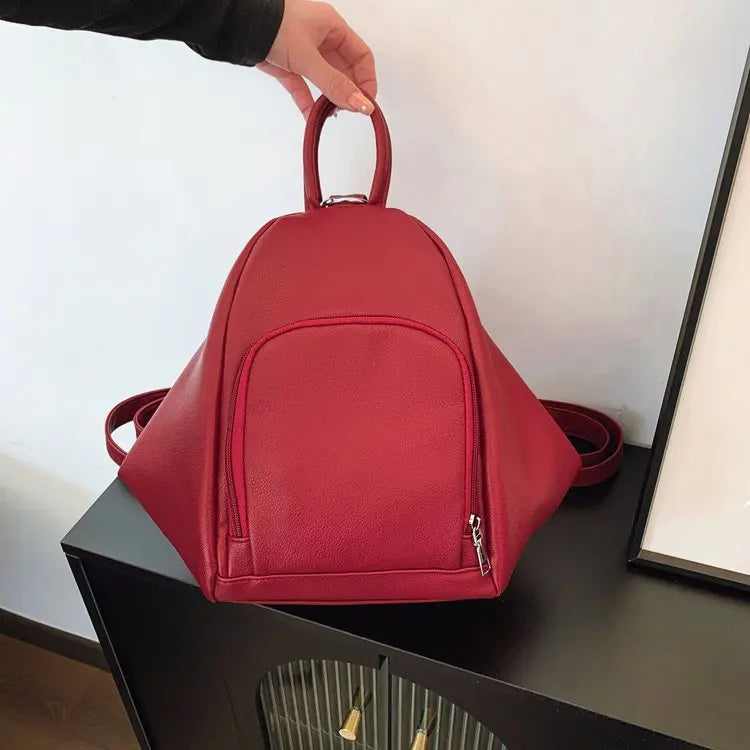 Soft Urban Triangle Backpack – Minimal & Versatile