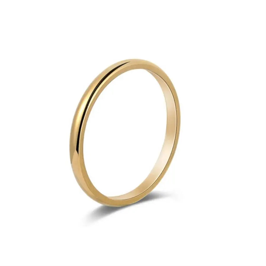 Thin Twist Stackable Ring – Minimalist 2mm Design