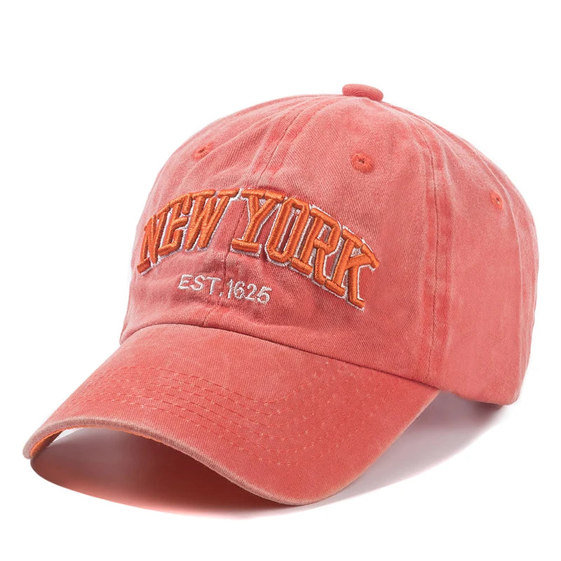 NYC Heritage™ Washed Cotton Cap – Unisex Vintage Dad Hat
