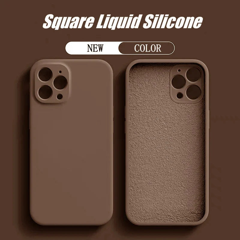 Multi-Color Liquid Silicone iPhone Case
