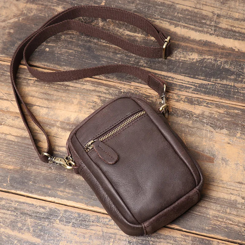 HeritageCraft™ Vintage Leather Shoulder Bag