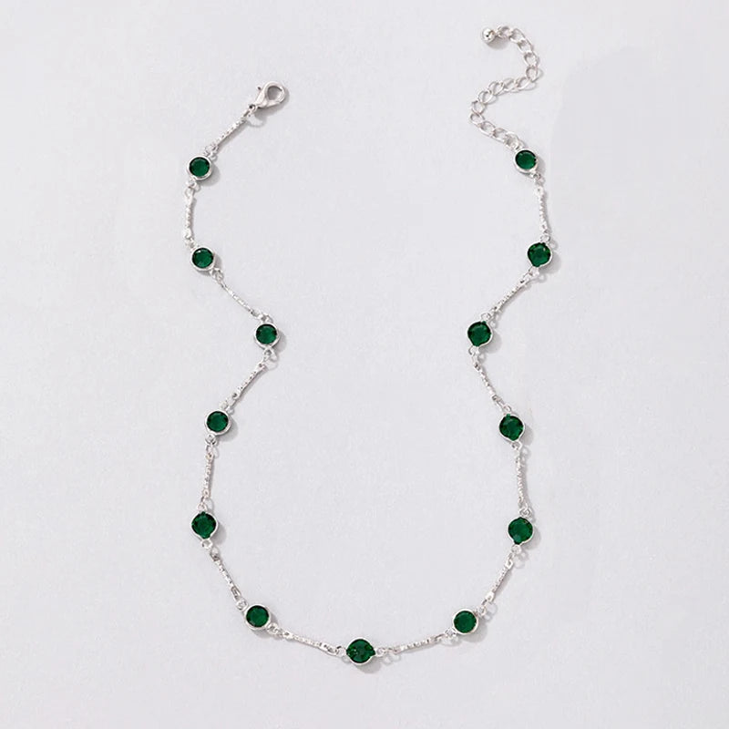 Colourful Candy Charm Choker – Aesthetic Beaded Tassel Necklace