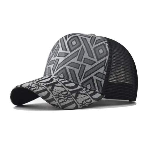 2025 UrbanEdge™ Plaid Mesh Baseball Cap – Unisex Summer Streetwear Essential