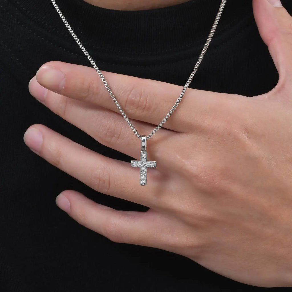 Vanguard Mini Cross Pendant Necklace