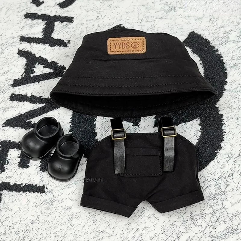 Mini Labubu – Urban Explorer Outfit Set (15/17cm Doll Clothes)