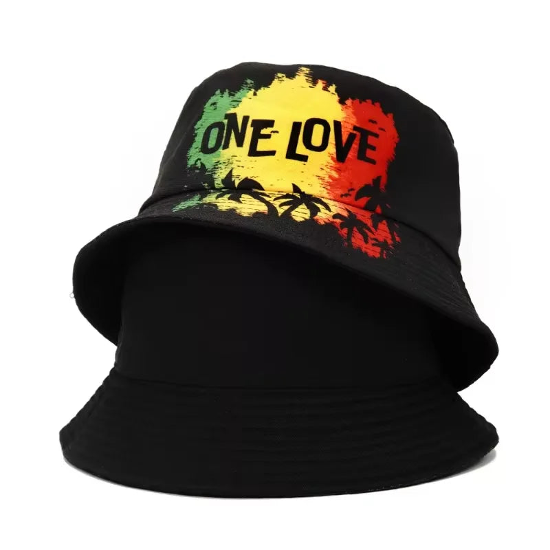 Unisex Two sided Bucket Hat – Graffiti & Tropical Print