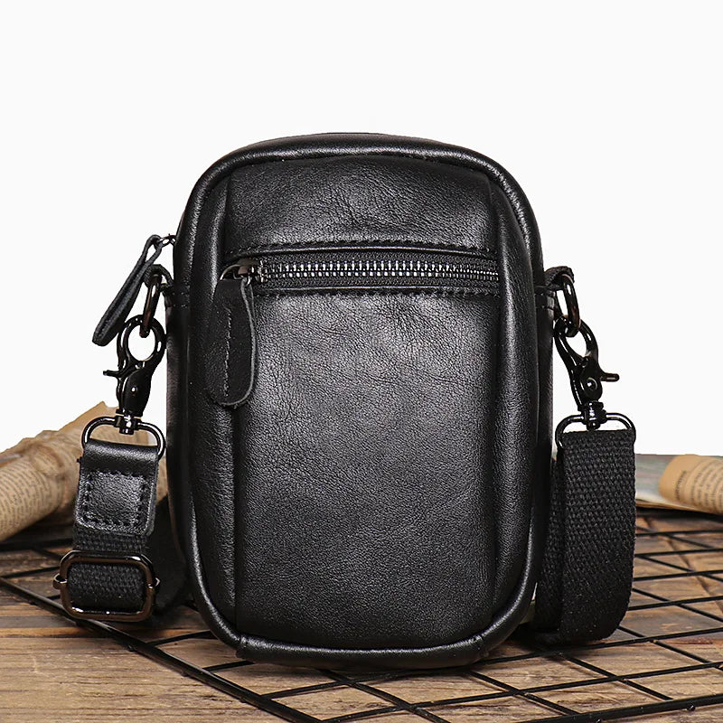 HeritageCraft™ Vintage Leather Shoulder Bag