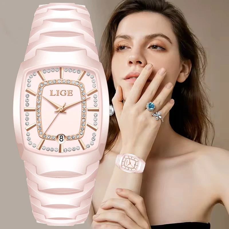 LIGE LuxeSquare™ Women’s Watch