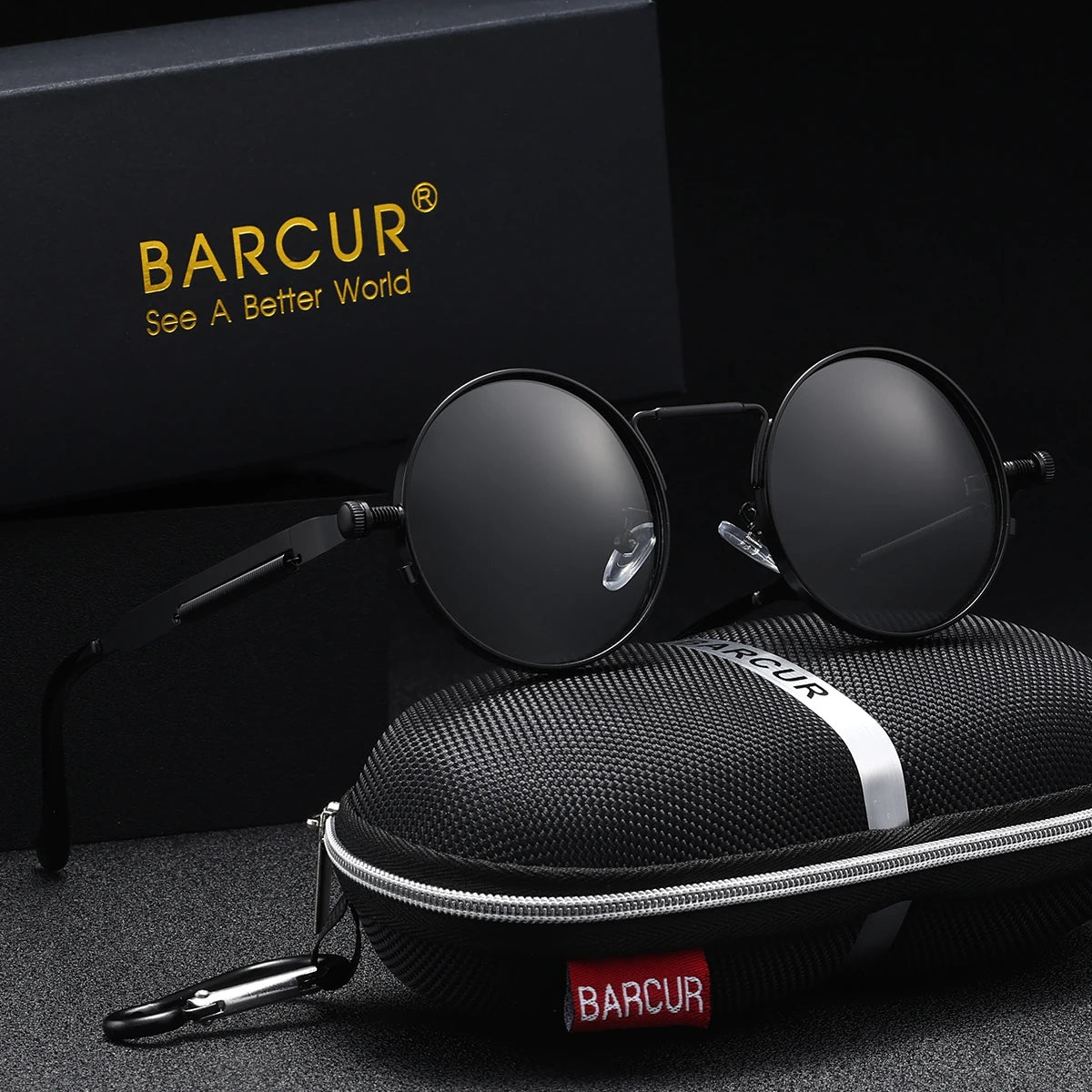 Barcur Eclipse Round Polarized Shades
