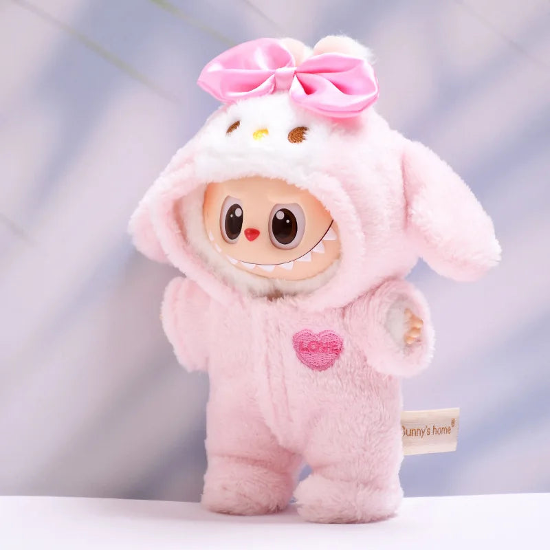 Mini Labubu – Bunny Dream Outfit Set (17cm Doll Clothes)