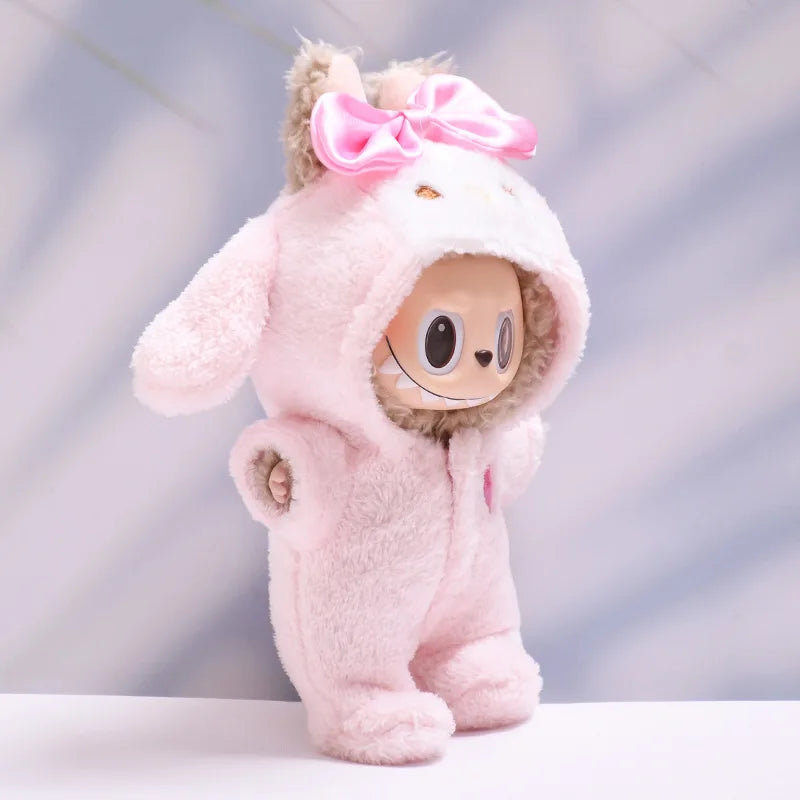 Mini Labubu – Bunny Dream Outfit Set (17cm Doll Clothes)