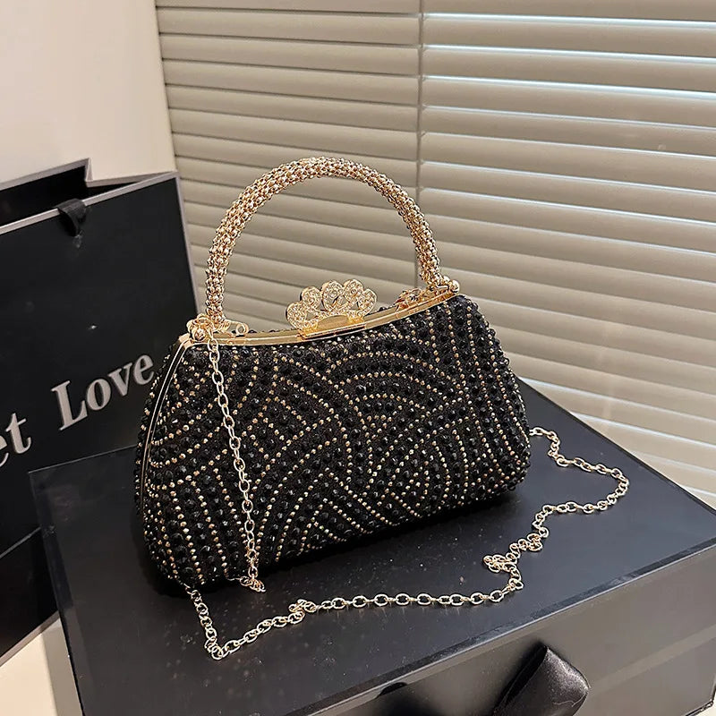 Luxury Rhinestone Evening Clutch