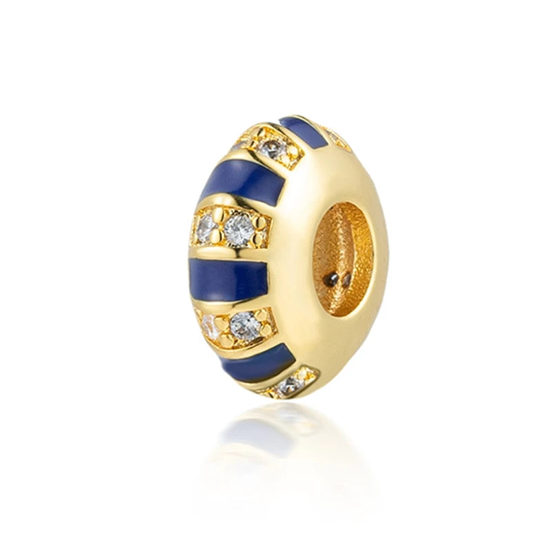 Gold-Plated Charm Collection– 925 Sterling Silver Compatible Beads for DIY Bracelets