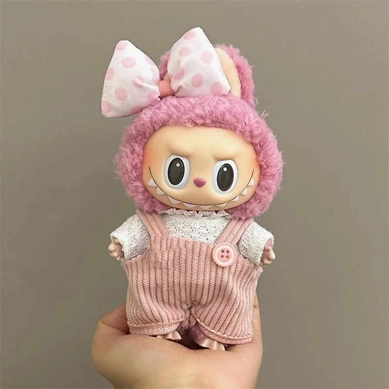 Labubu Capybara Cosplay Outfit – Plush Doll Clothes for 17cm