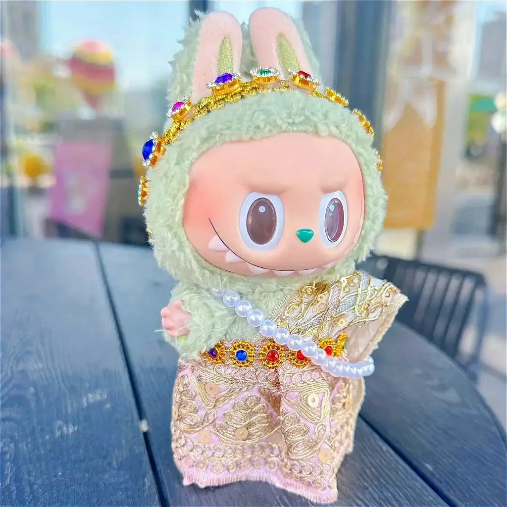 Labubu Thai Elegance Outfit – Traditional Style Dress (for V1/V2/V3 Dolls)