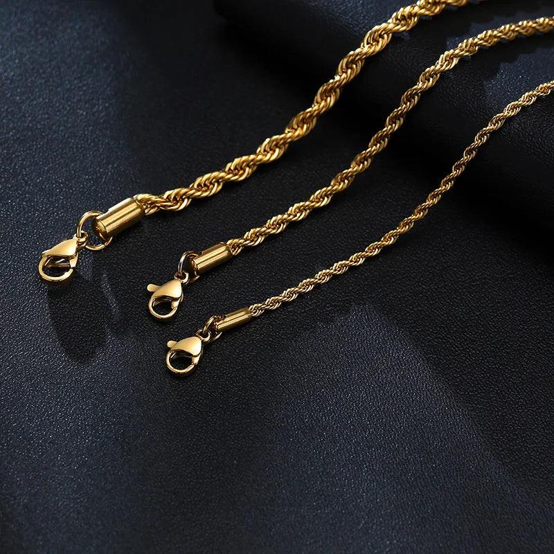 Vnox Rope Unisex Chain Bracelet