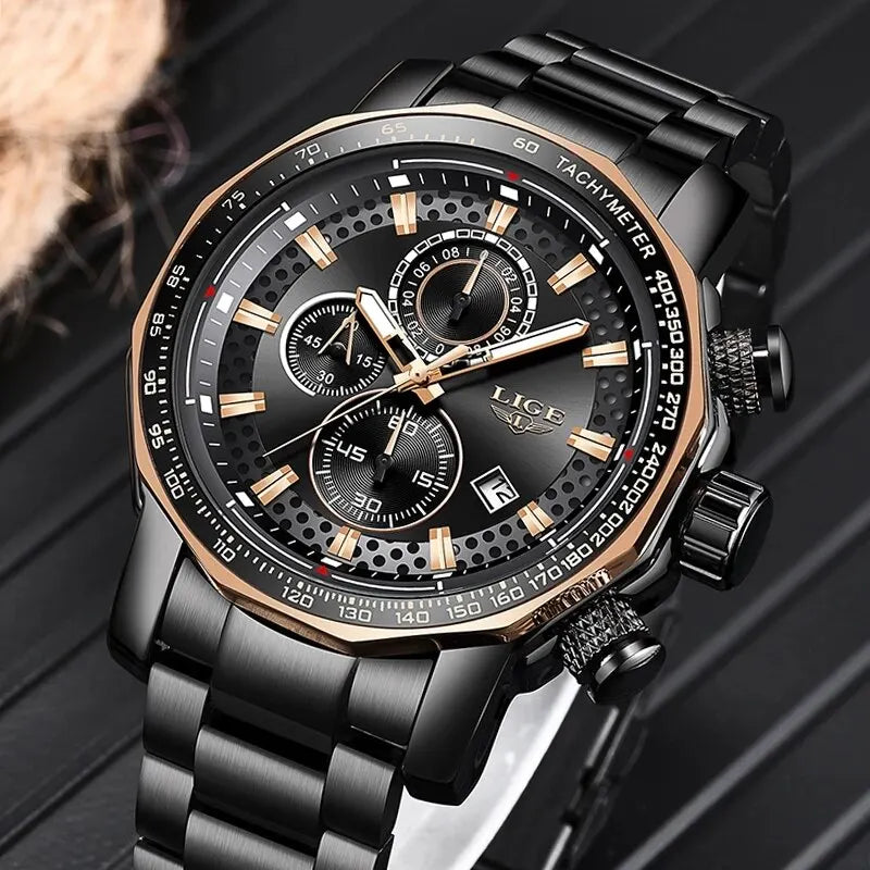LIGE SteelForce™ ChronoSport