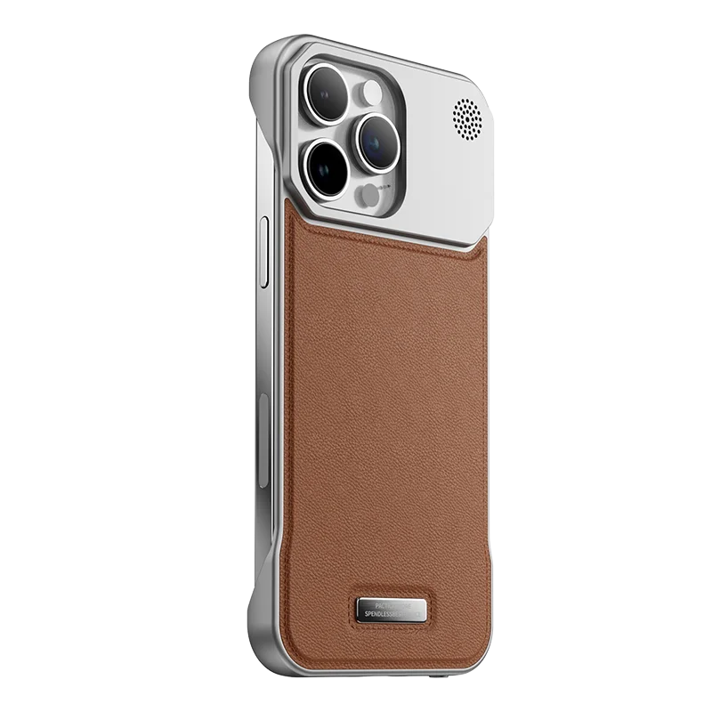 Luxury Aromatherapy Leather Magnetic Iphone Case