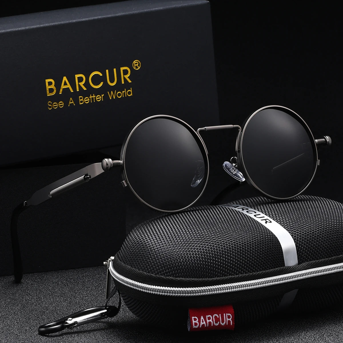Barcur Eclipse Round Polarized Shades