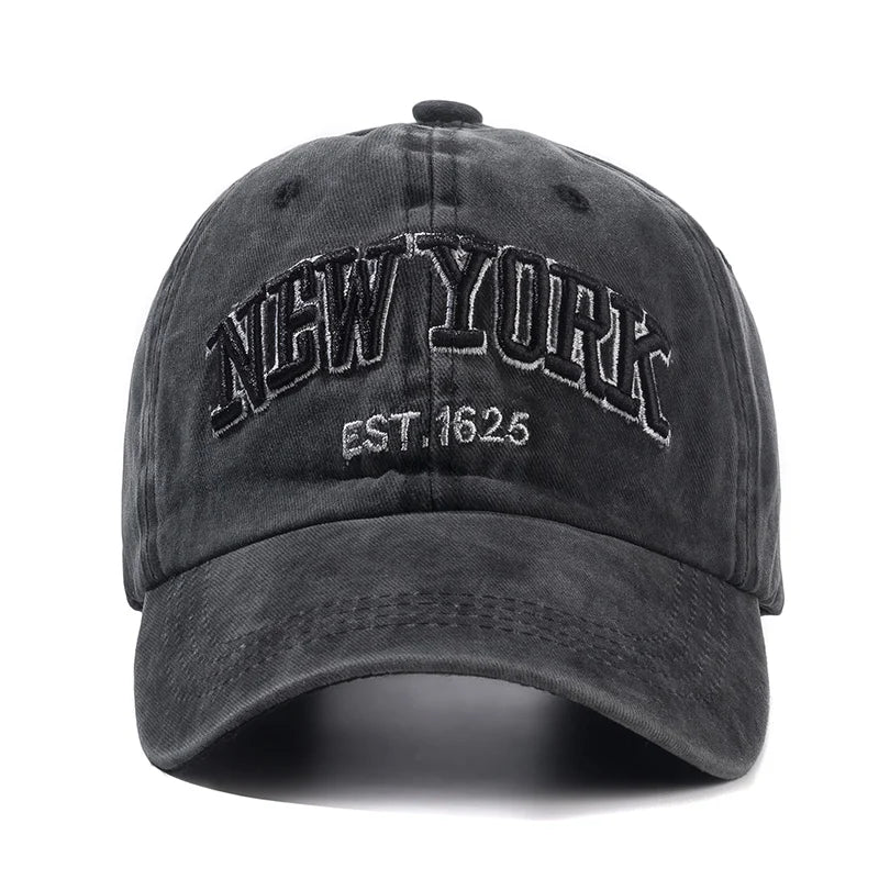 NYC Heritage™ Washed Cotton Cap – Unisex Vintage Dad Hat